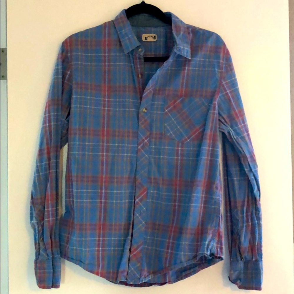 Nordstrom plaid button up